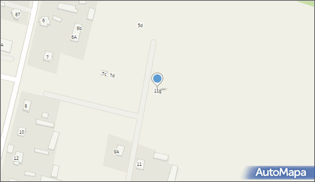 Wiśniewo, Wiśniewo, 11g, mapa Wiśniewo