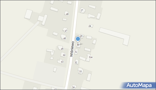 Wiśniewo, Wiśniewo, 30, mapa Wiśniewo