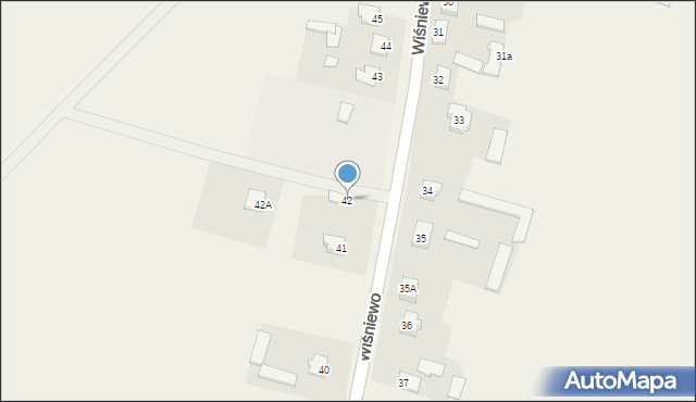Wiśniewo, Wiśniewo, 42, mapa Wiśniewo