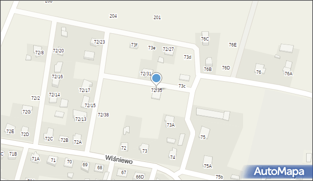 Wiśniewo, Wiśniewo, 72/35, mapa Wiśniewo
