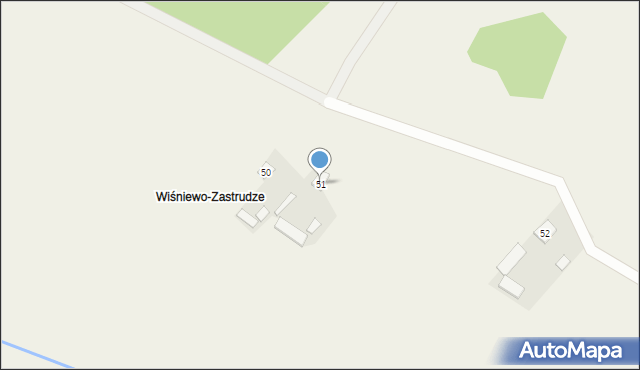 Wiśniewo, Wiśniewo, 51, mapa Wiśniewo