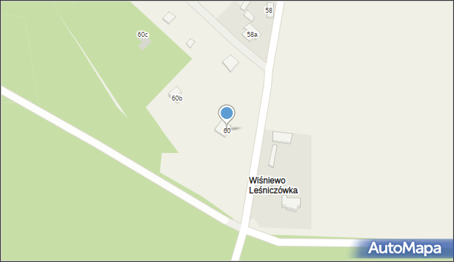 Wiśniewo, Wiśniewo, 60, mapa Wiśniewo