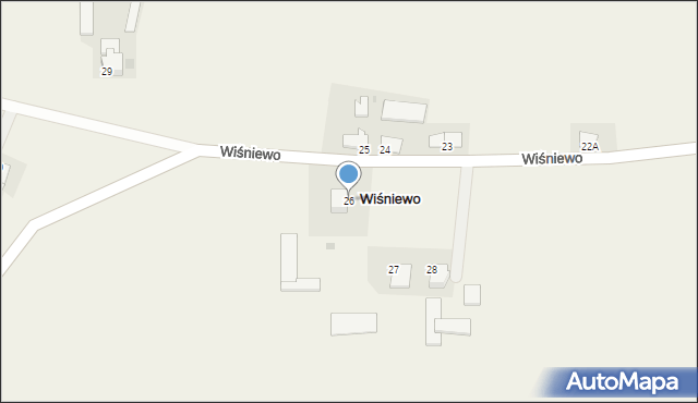 Wiśniewo, Wiśniewo, 26, mapa Wiśniewo