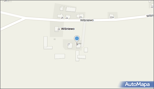 Wiśniewo, Wiśniewo, 28, mapa Wiśniewo