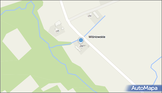 Wiśniowa, Wiśniowa, 169, mapa Wiśniowa