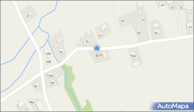 Wiśniowa, Wiśniowa, 54, mapa Wiśniowa