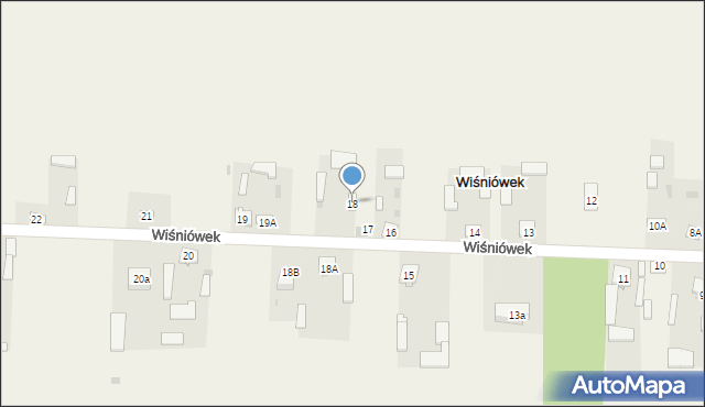 Wiśniówek, Wiśniówek, 18, mapa Wiśniówek