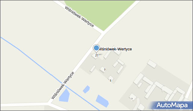 Wiśniówek-Wertyce, Wiśniówek-Wertyce, 10, mapa Wiśniówek-Wertyce