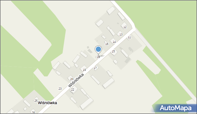 Wiśniówka, Wiśniówka, 18, mapa Wiśniówka