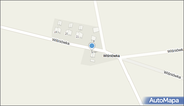 Wiśniówka, Wiśniówka, 7, mapa Wiśniówka