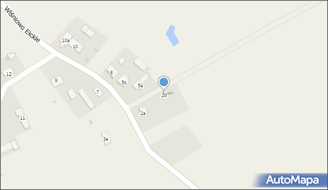 Wiśniowo Ełckie, Wiśniowo Ełckie, 2d, mapa Wiśniowo Ełckie
