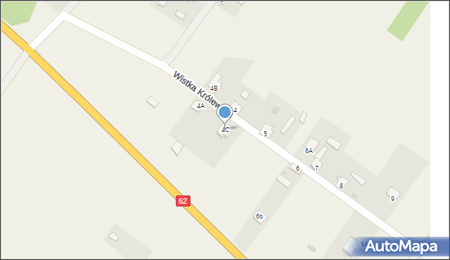 Wistka Królewska, Wistka Królewska, 4C, mapa Wistka Królewska