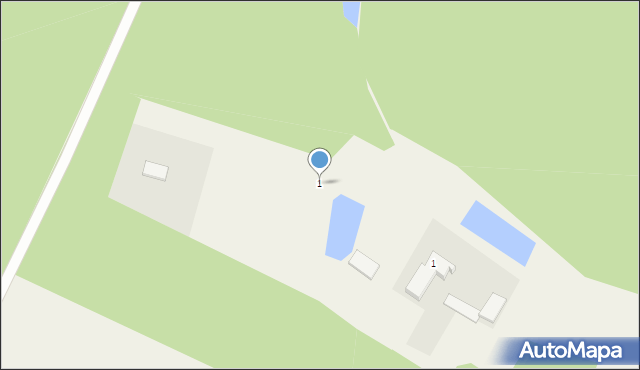 Wistka Szlachecka, Wistka Szlachecka, 1, mapa Wistka Szlachecka