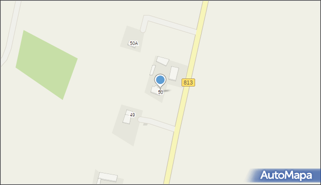 Witaniów, Witaniów, 50, mapa Witaniów