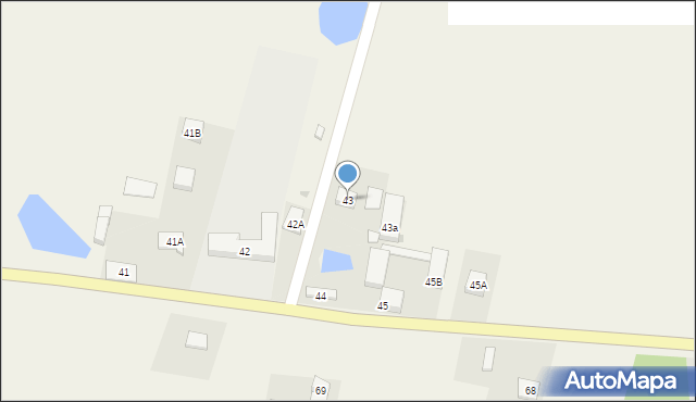 Witankowo, Witankowo, 43, mapa Witankowo