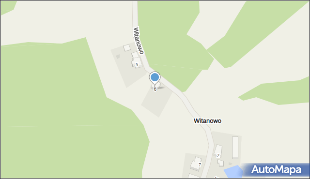 Witanowo, Witanowo, 6, mapa Witanowo