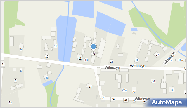 Witaszyn, Witaszyn, 14, mapa Witaszyn