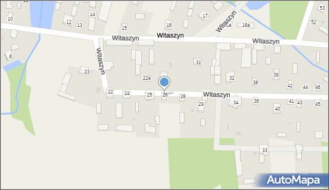Witaszyn, Witaszyn, 26, mapa Witaszyn