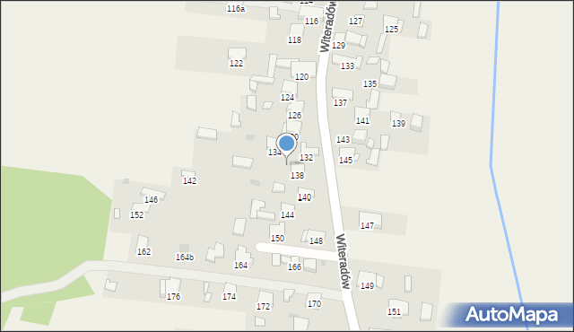 Witeradów, Witeradów, 136, mapa Witeradów