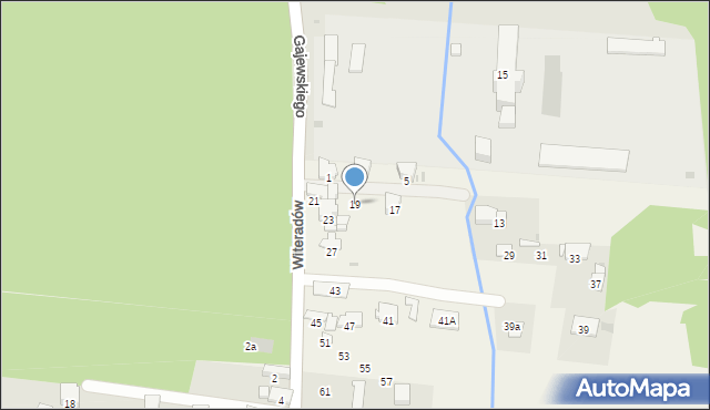Witeradów, Witeradów, 19, mapa Witeradów