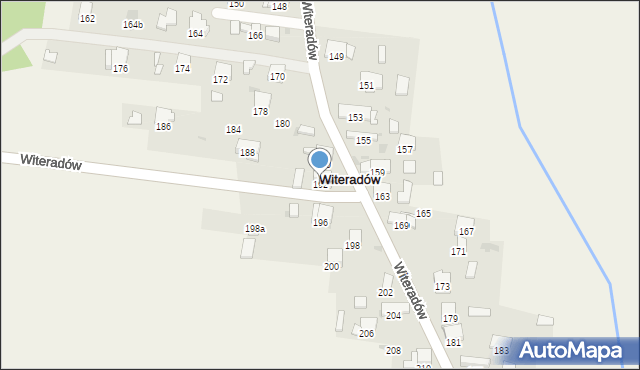 Witeradów, Witeradów, 192, mapa Witeradów