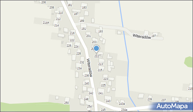 Witeradów, Witeradów, 211, mapa Witeradów