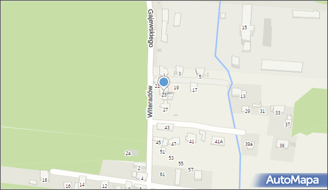 Witeradów, Witeradów, 23, mapa Witeradów