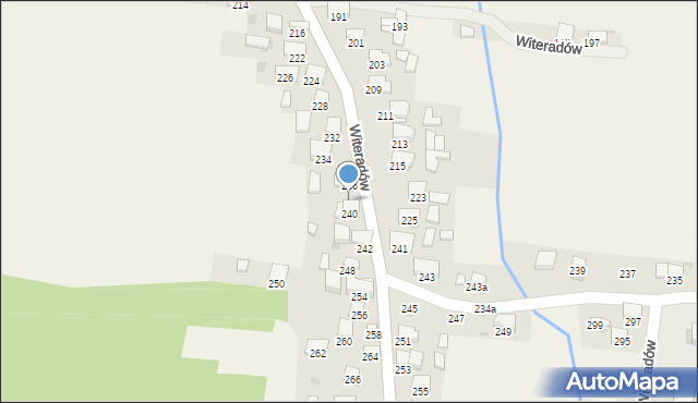 Witeradów, Witeradów, 238, mapa Witeradów