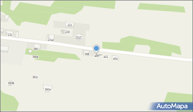 Witeradów, Witeradów, 400, mapa Witeradów