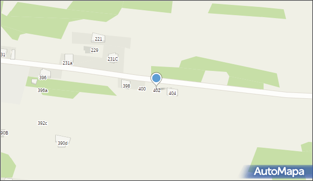 Witeradów, Witeradów, 402, mapa Witeradów