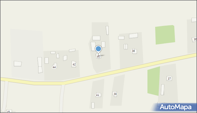 Witków, Witków, 40, mapa Witków