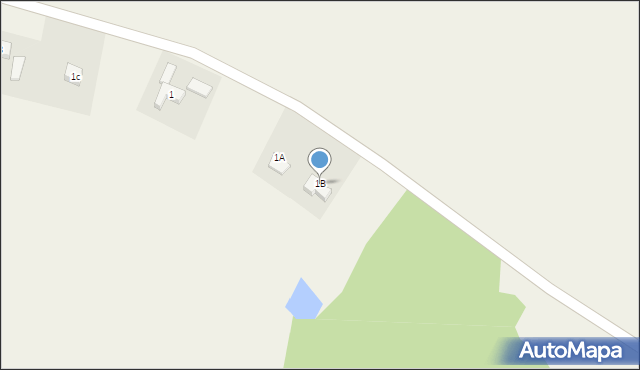 Witków, Witków, 1B, mapa Witków