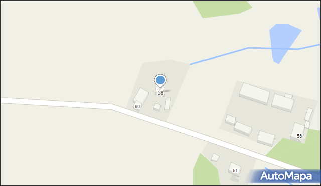 Witków, Witków, 58, mapa Witków