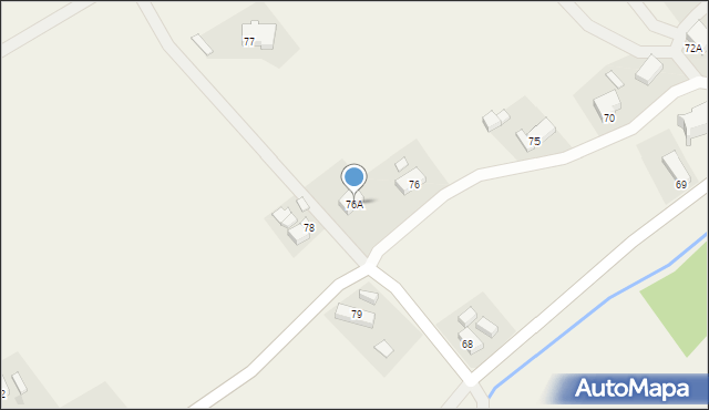 Witków, Witków, 76A, mapa Witków
