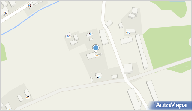 Witków, Witków, 9A, mapa Witków
