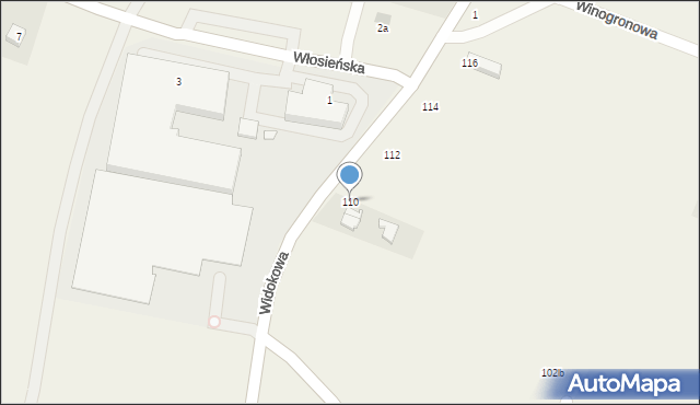 Witkowice, Widokowa, 110, mapa Witkowice