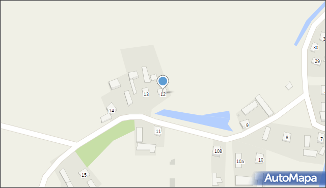 Witkowice, Witkowice, 12, mapa Witkowice