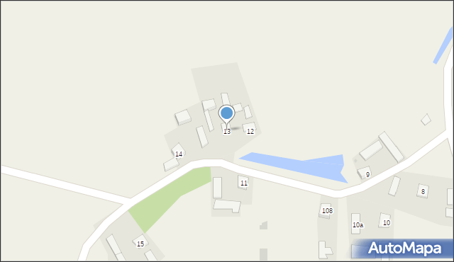 Witkowice, Witkowice, 13, mapa Witkowice