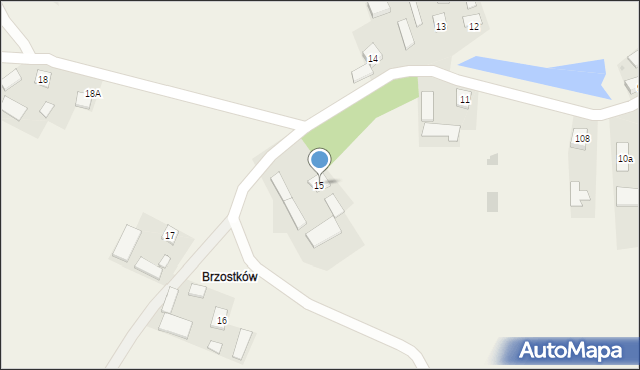 Witkowice, Witkowice, 15, mapa Witkowice