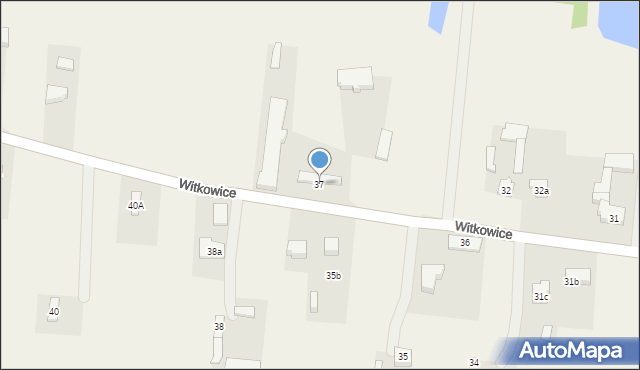 Witkowice, Witkowice, 37, mapa Witkowice