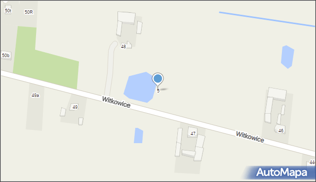 Witkowice, Witkowice, 5, mapa Witkowice
