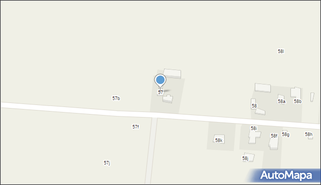 Witkowice, Witkowice, 57, mapa Witkowice