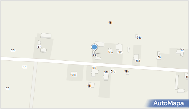 Witkowice, Witkowice, 58, mapa Witkowice