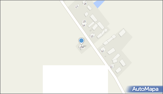 Witkowice, Witkowice, 13A, mapa Witkowice