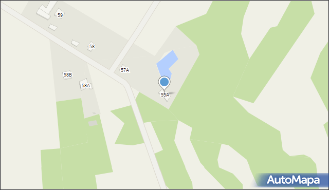 Witkowice, Witkowice, 55A, mapa Witkowice