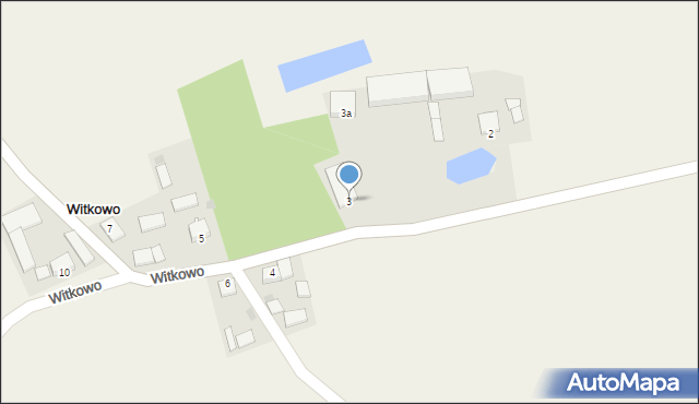 Witkowo, Witkowo, 3, mapa Witkowo
