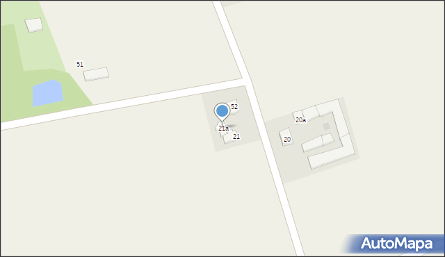 Witkowo, Witkowo, 21a, mapa Witkowo