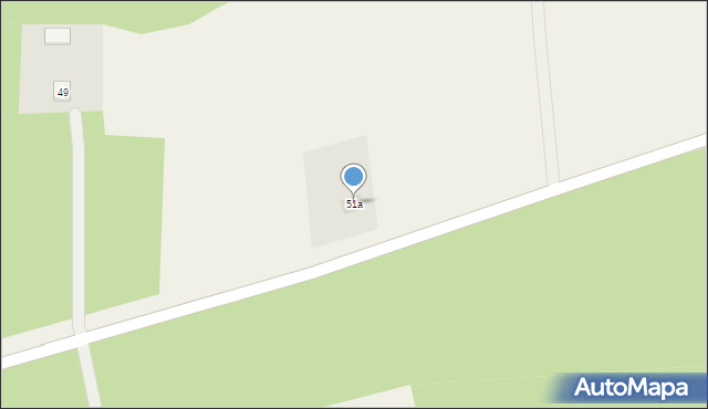 Witkowo, Witkowo, 51a, mapa Witkowo