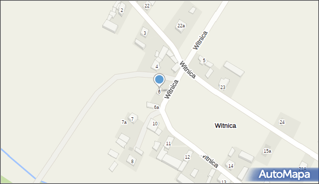 Witnica, Witnica, 6, mapa Witnica