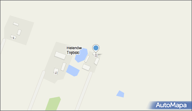 Witoldów, Witoldów, 11, mapa Witoldów